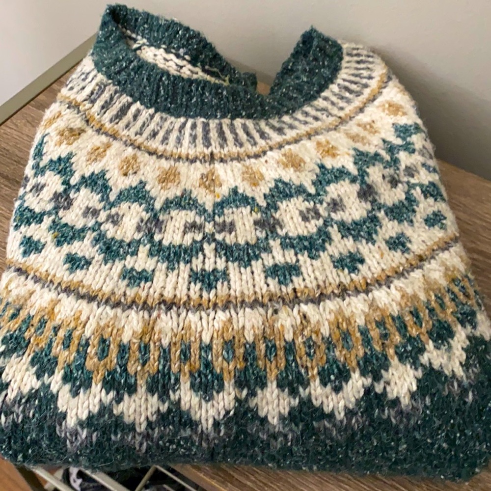 Vintage St John’s Bay Fair Isle Seeater